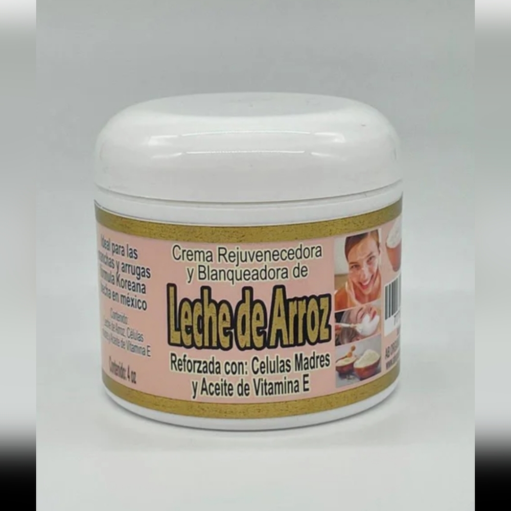 2 Pieces.-Leche de Arroz Rejuvenating Cream 4 OZ  Each